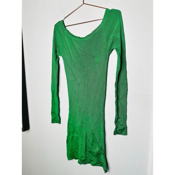BAOBAB Emerald Green Jersey Boat Neck Olivia Sheath Dress Size Large - Picture 4 of 13